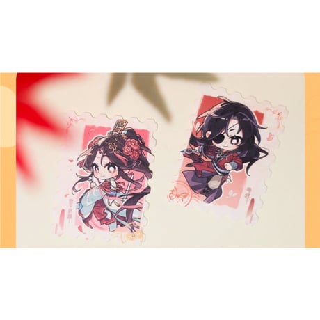 天官賜福（觅星社）★ 玲珑群像 【 02 】 ダミー切手セット　※紙製《玲珑群像系列・仿邮票套组》【予約商品・メーカー発送目安：ご注文日より30日以内】