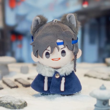 将进酒（森罗万象） ★ 浮生卷 【 01 】 ぬいぐるみ ストラップ《浮生卷系列・头篷毛绒挂件》