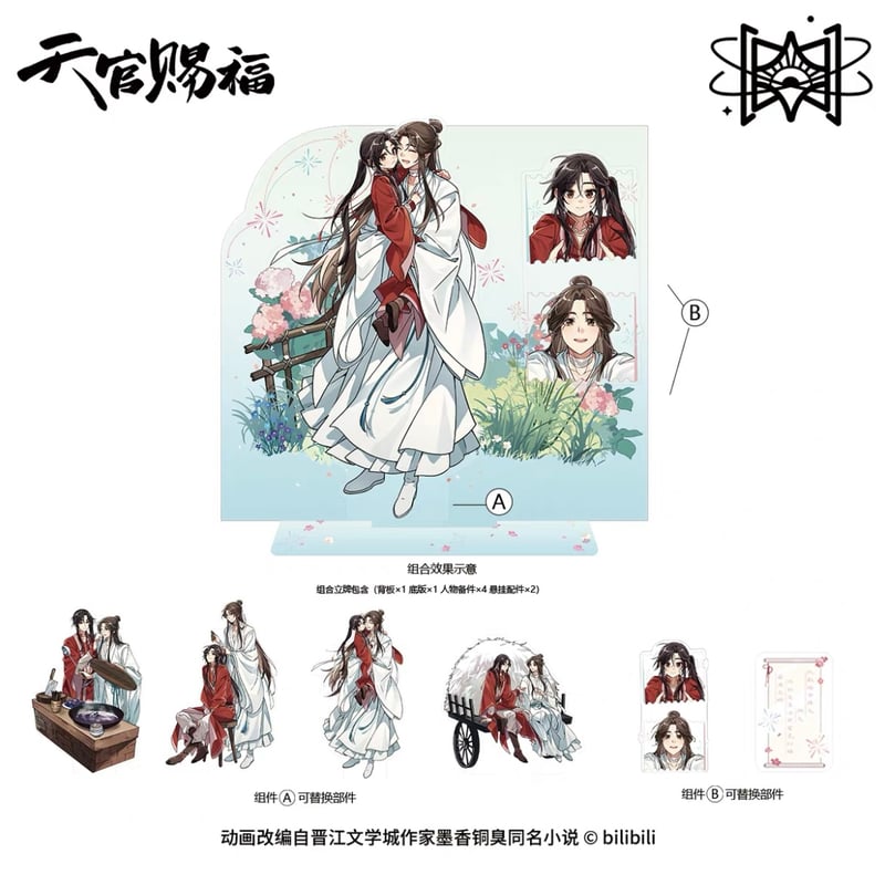 天官賜福 温馨日常 屏風セット 天官賜福（觅星社）☆ 温馨日常 【 14 】 アクリルスタンド