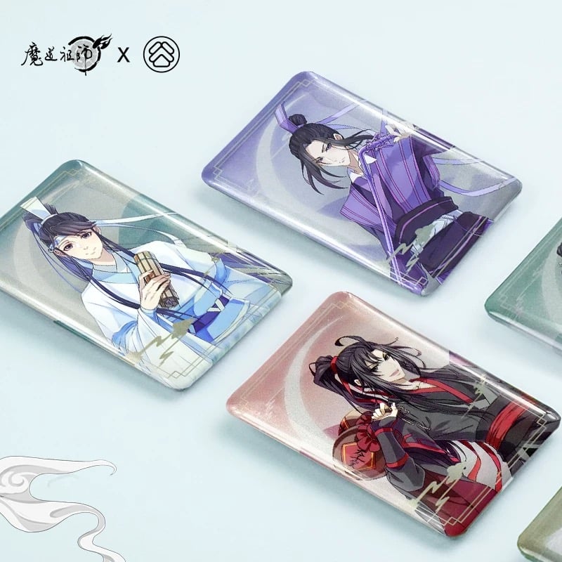 魔道祖師(谷子屋) ☆ 缶バッジ(長方形)《方形发光吧唧 魔道祖師(谷子屋) ☆ 缶バッジ(長方形)《方形发光吧唧