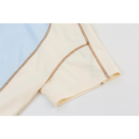 EHz・Z ★ 山语牧童 【 08 】 半袖・Tシャツ（撞色领后背印花）《山语牧童・撞色领后背印花T恤》【予約商品・ 発送日未定】