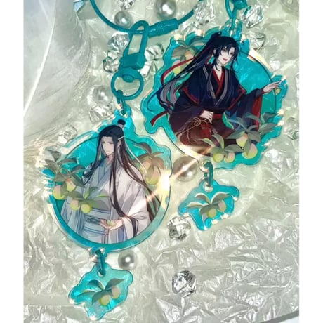 魔道祖師（腾讯）★ 夏日青梅【 04 】ストラップ（2種セット）　※アクリル《夏日青梅・挂机组合（全2款）》