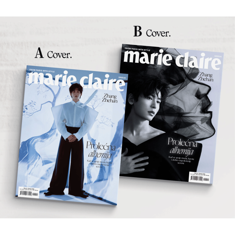 他商品との同梱発送不可 】張哲瀚（fashion voo） ☆ 雑誌（Marie Clai