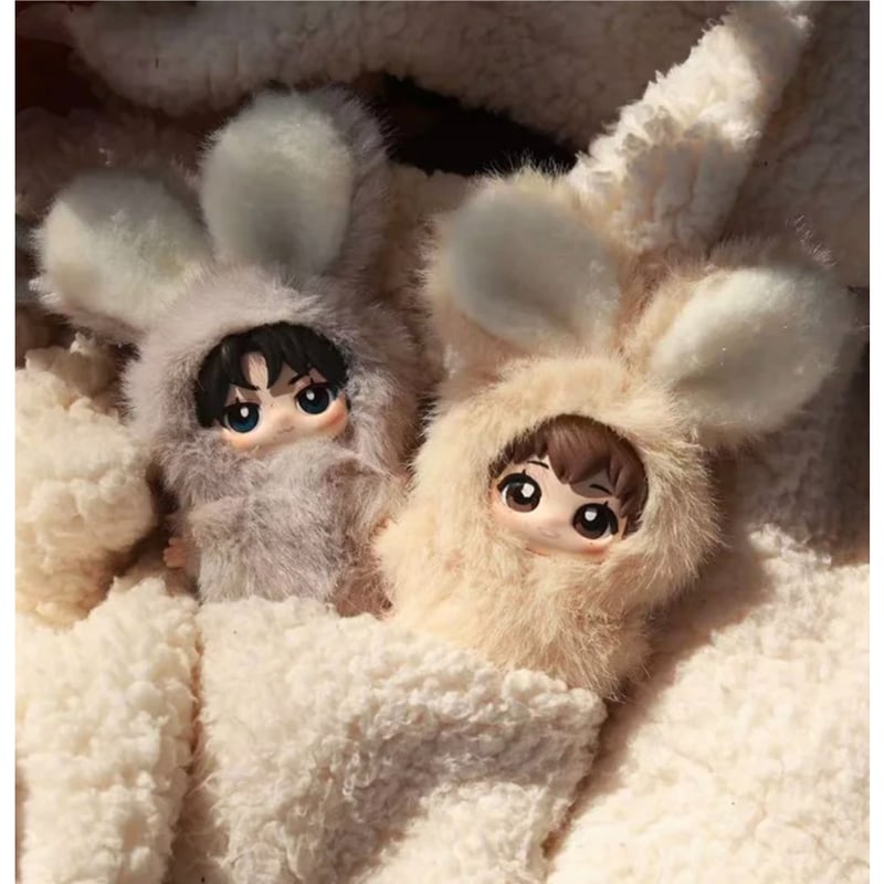 逆爱（谷多星）☆ ソフビぬいぐるみ（2種セット）小兔 XiXi《小兔 XiXi