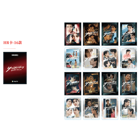 YESTERDAY（VANCARD'S）★ トレーディングカード【 BOX 】10袋（30枚入）《收藏卡・1盒（10包・30张）》【予約商品・5月〜6月以降の発送予定】