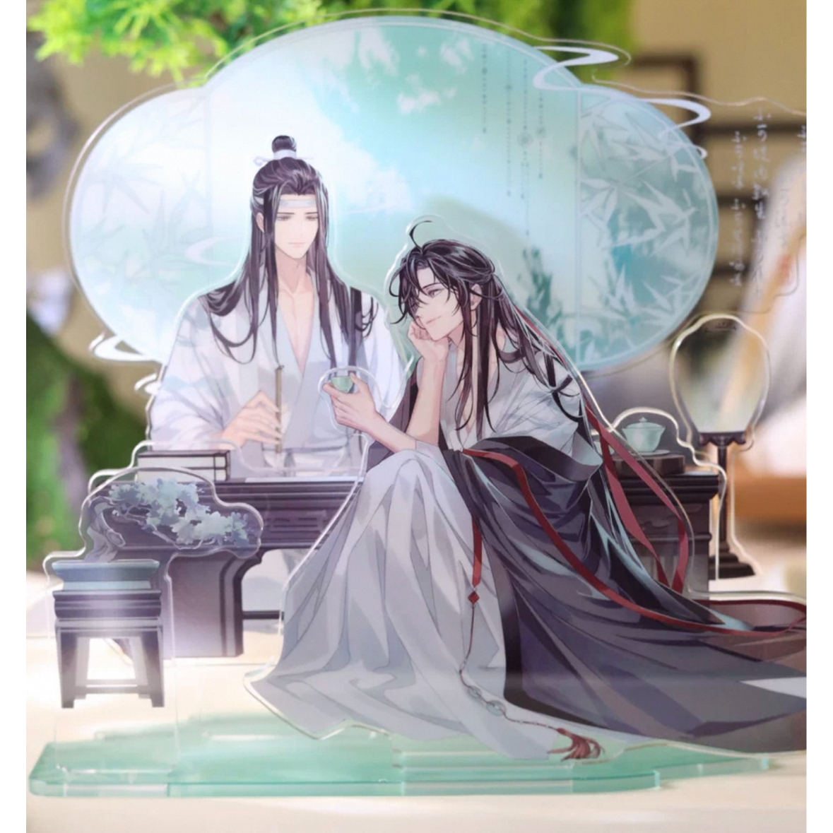 魔道祖師 陳情令 中秋 花好月圓 静室ABセット 即購入ok 魔道祖師 陳情令 フィギュア展示BOX 室静ABセット