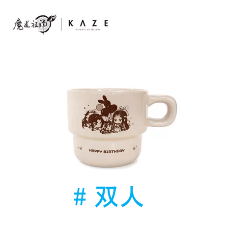 魔道祖師（kaze）★ HAPPY BIRTHDAY【 03 】マグカップ　※陶器《HAPPY BIRTHDAY系列・马克杯》【予約商品・2026年2〜3月以降の発送予定】