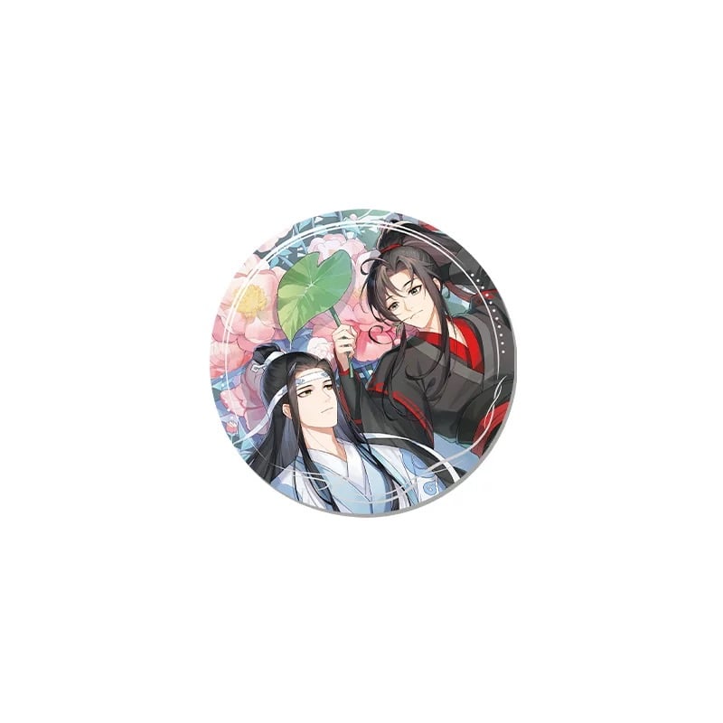 魔道祖師（谷子屋）☆ 七周年（倚花）【 02 】 缶バッジ（双人