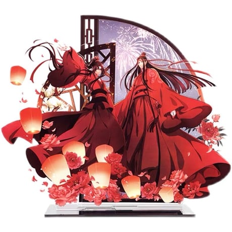 【 アウトレット品・他商品との同梱不可 】魔道祖師（kaze） ★ アクリルスタンド《忘羡・红叶之盟亚双人・克力立牌》