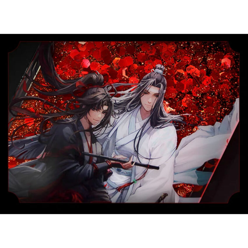 【新品未開封】魔道祖師 公式アクリルブロック 2種 五周年記念展 魔道祖師（南漫社）☆ 五周年 【 06 】流砂ブロック ※アクリル