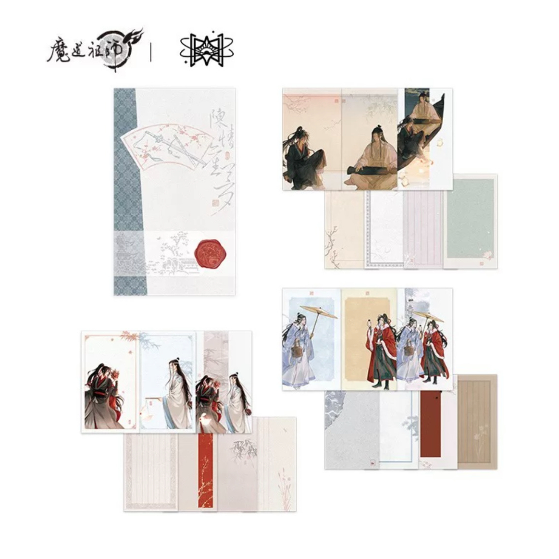 第3期・販売分 】魔道祖師(觅星社)☆ レターセット(陈情旧梦 第3期・販売分 】魔道祖師(觅星社)☆ レターセット(陈情旧梦
