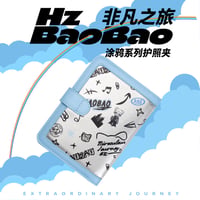 HZ BAO BAO ★ パスポートケース（非凡之旅）《涂鸦系列・列护照夹》