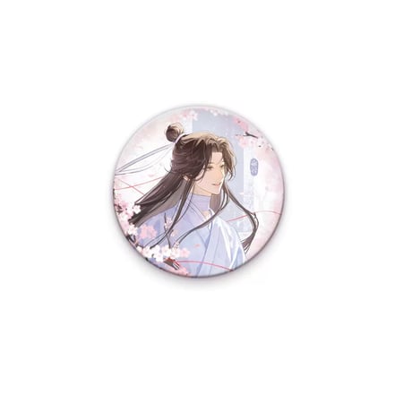 【 ◎ 】天官賜福（栗汀）★ 心在桃源 【 03 】 缶バッジ（丸・单人）《心在桃源系列・圆形徽章（单人）》