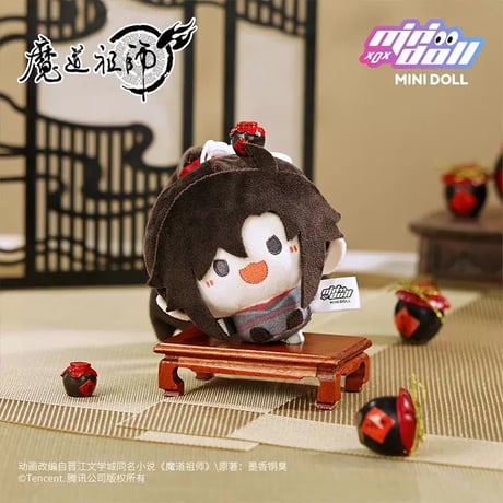 魔道祖師（minidoll）★ ぬいぐるみ ストラップ（圆滚滚）※◯・∧《圆滚滚毛绒挂件》