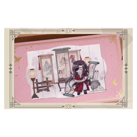 天官賜福（bili bili・BEMOE）★ 画中人 【 07 】 反転カード《画中人系列・翻转贺卡》