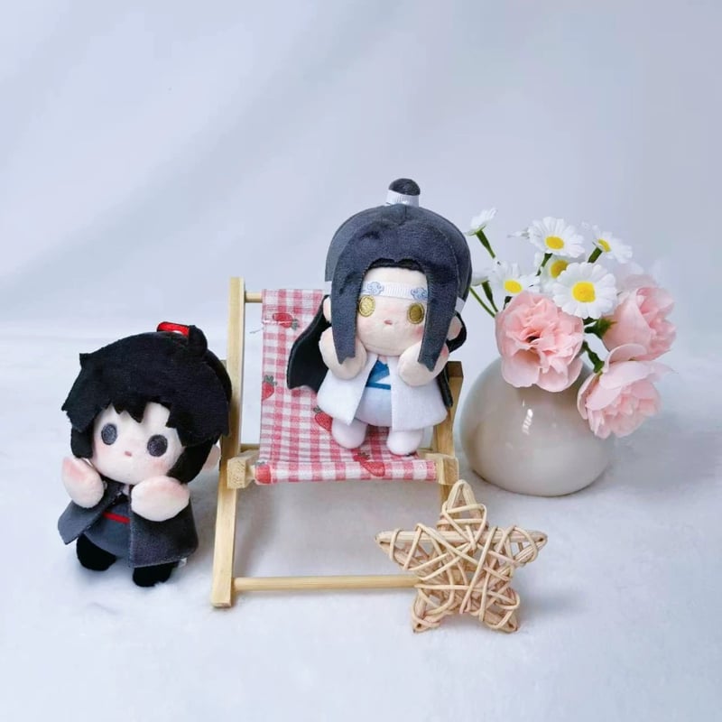 天官賜福ぬいぐるみ・魔道祖師ぬいぐるみキーホルダーまとめ売り 魔道祖師（MELINK）☆ ぬいぐるみストラップ（端坐）約10cm《端坐小