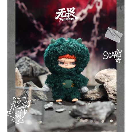 田栩宁・代言人（AYOR TOYS × 坏小孩 Kippo） ★ ぬいぐるみストラップ（反击时刻）《反击时刻系列盲盒・搪胶娃娃挂件》