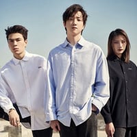 于斌・関連商品（Y . Lazy）★ 長袖シャツ（logo）《车花 LOGO・长袖衬衫》