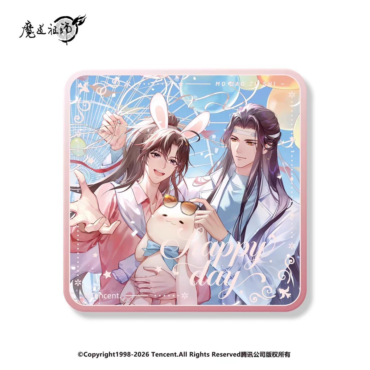 魔道祖師 スクエア缶バッジ 第一期前編 ☆未開封 魔道祖師 ラジドラ 第