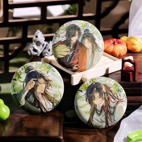 天官賜福（包包的谷）★ 节气之夏 【 01 】 缶バッジ（丸）《节气之夏系列・圆徽章》