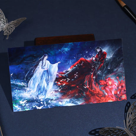 天官賜福（bili bili） ★ 星霜荏苒 【 05 】 3D カード　※紙・PET製《星霜荏苒系列・光栅卡》