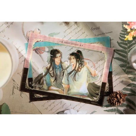 【 ☆ 】魔道祖師（苍妹儿）★ 甜憩午后【 01 】クリアカード《甜憩午后系列・合影透卡套组》