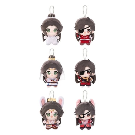 天官賜福（MiniDoll）★ ぬいぐるみストラップ（明月楼兰・豆丁） 12cm《明月楼兰系列・豆丁毛绒挂件（12cm）》