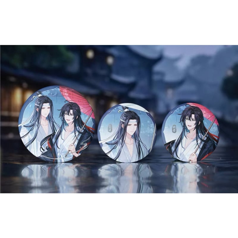 魔道祖師　MDZS　缶バッジセット② 即購入ok 魔道祖師 夢日記 モンタージュ PARO缶バッジ 藍忘機 魏