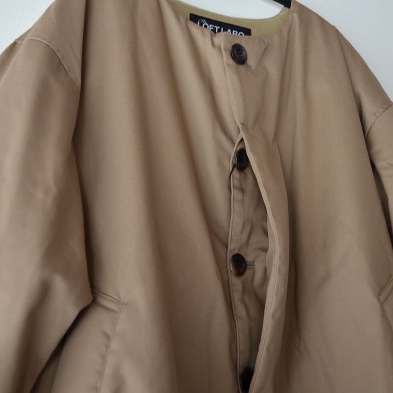 THE LOFT LABO/GRAB-2 NO COLLAR DOWN COAT ノーカラーダ THE LOFT LABO/GRAB-2 NO COLLAR DOWN COAT ノーカラーダ