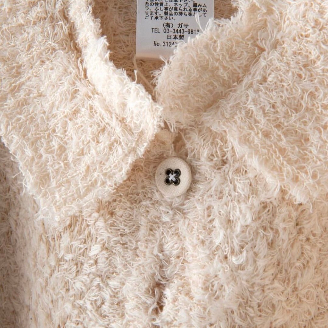 NATIVE VILLAGE Frill knit フリルカーディガン | ichishina