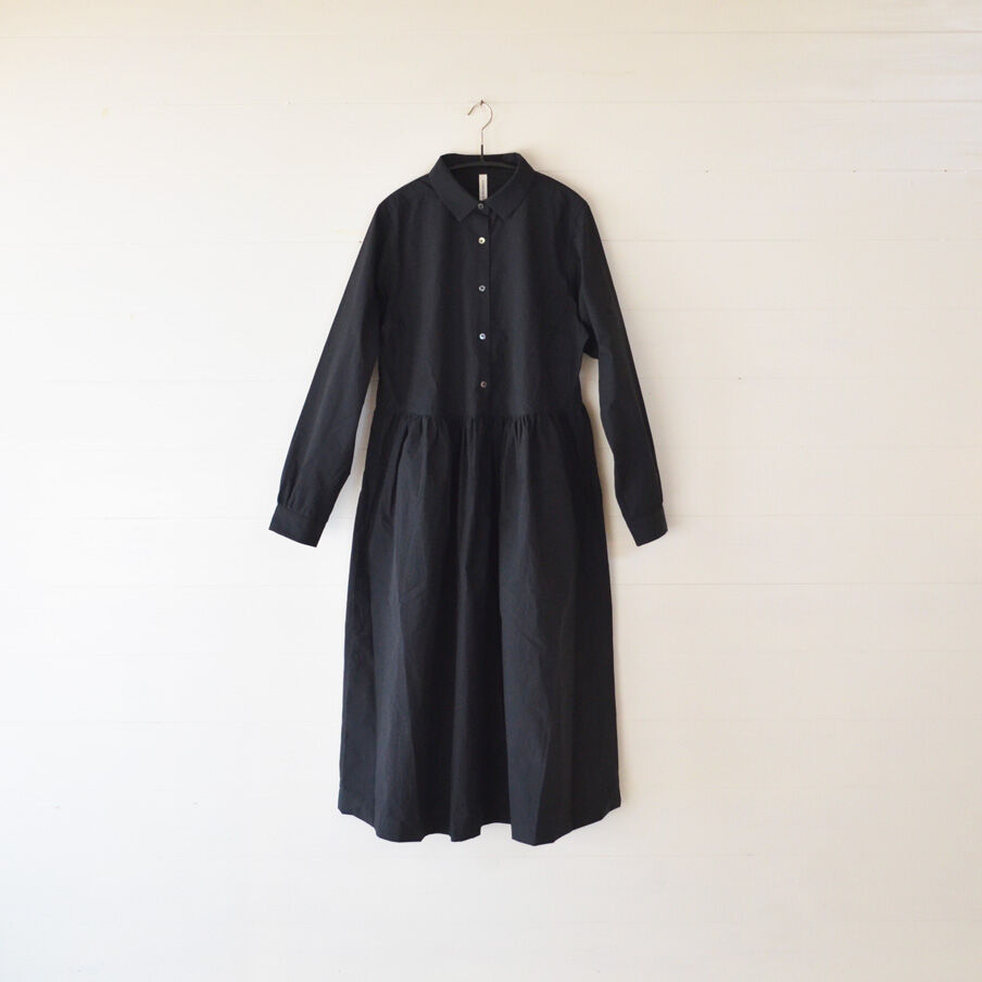 COMMUNE WORKS 綿 シャツワンピース COMMUNE WORKS 綿 シャツワンピース
