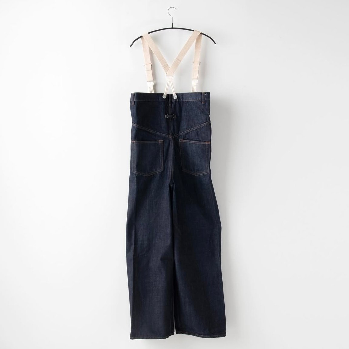 NATIVE VILLAGE Linen+Cotton サスペンダー デニムパンツ | ich NATIVE VILLAGE Linen+Cotton サスペンダー デニムパンツ | ich