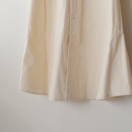 gasa*grue /Night sleeper　カラーワンピース　off white
