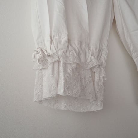 GASA*/花の上の夜露 パンツ antique white