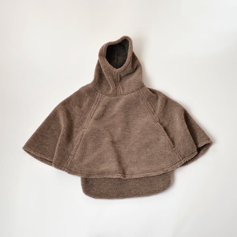 【未使用品】エバゴス　マントスウェットパーカー　ポンチョ 美品 エバゴス マント 未使用品】エバゴス マントスウェットパーカー