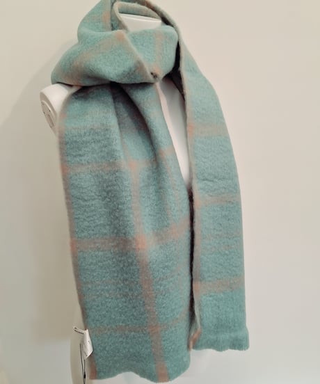 【ATELIER BRUGGE 】34RG-R22PC チェックマフラー