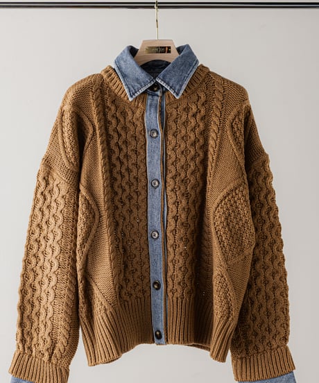 【ruxe 26AW】  2633413 ドッキングカウチンニット