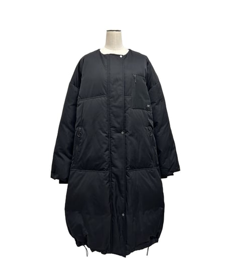 【ayane 26AW】  856702　ノーカラーロングダウン
