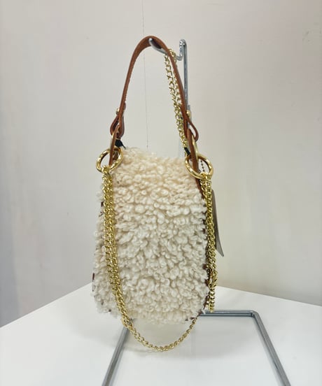 【LAURA DI MAGGIO】boa chain shoulder bag