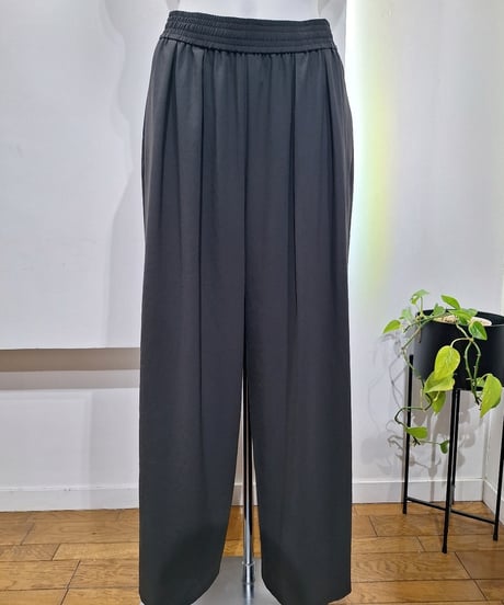 【cafune】625620 mat stretch georgette easy pants