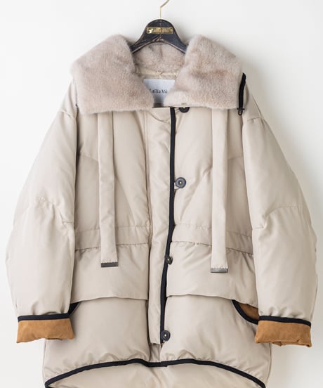 【Lallia Mu 26AW】2614050 ミンクカラーダウンコート