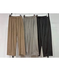 【PRIORITY 26AW】P67025BF ウールブレンドタックパンツ