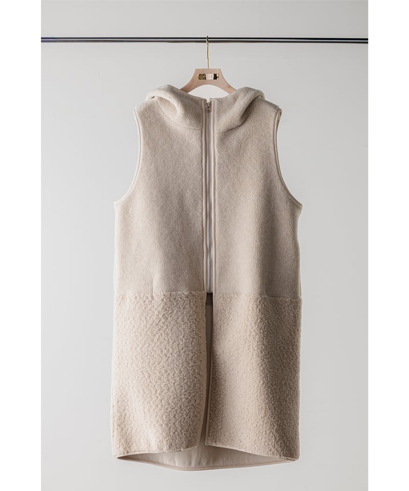 ANEW 新品タグ付き　ほぼ半額　今季モノ レディース　ベスト ruxe 26AW】2634232 ロングボアベスト | selectshopB5