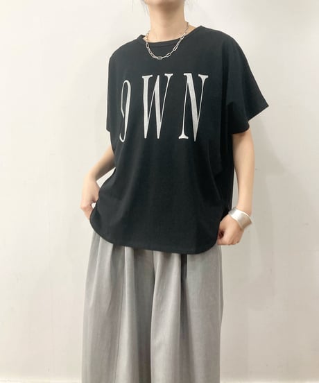 【sirodelabonte】R523218 OWN dolman Tshirt(ラメ） 30/-highgauge cotton