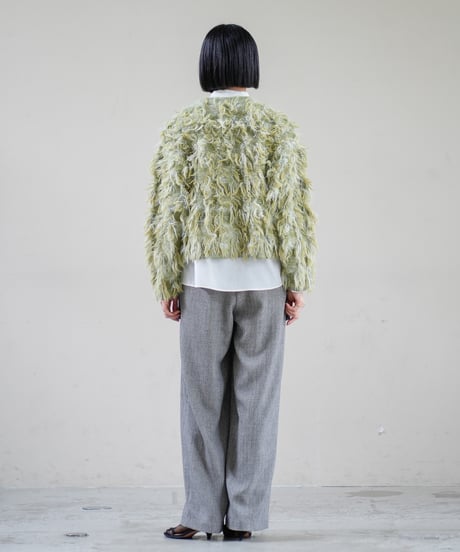 【Lallia Mu 26AW】 2613421 ジャガードニットカーディガン