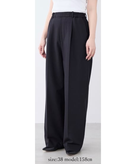 【MICA&DEAL】 0126103013 ドライタッチワンタックパンツ