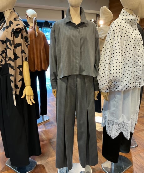 【MARGAUX VINTAGE 26AW】BL-26094-A ピンストライプブラウス