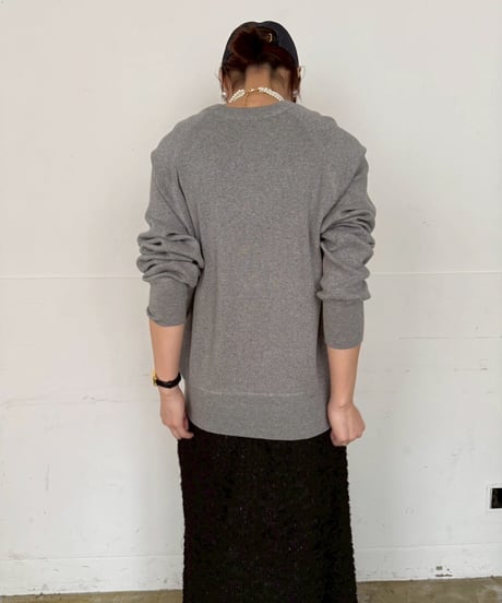 【cafune】  535959　cotton cashmere sweat knit