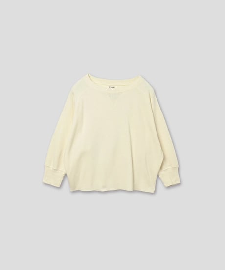 【kha:KI】MIL25FCS3467 HONEYCOMB 8th SLEEVE TOP