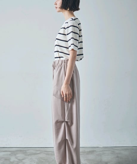 21【ruxe 26AW】  2633720 サテンカーゴパンツ